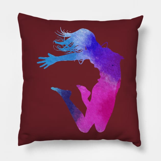 dance to life Pillow by artworks