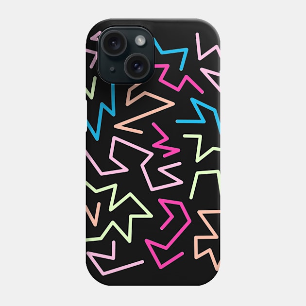 Geometric doodle Phone Case by Elixin