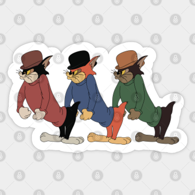 Gangsters From Tom And Jerry Tom Jarry Sticker Teepublic