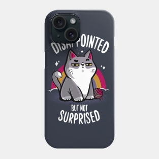 Angry Cat - Sarcastic rainbow - Funny meme Phone Case