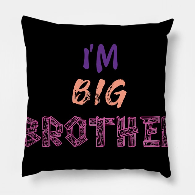 big brother t-shirt Pillow by tedd