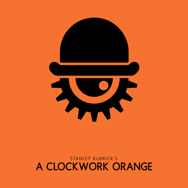 A Clockwork Orange Hat And Eye Movie Silhouette by Rebus28