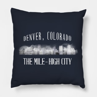 The Mile High City Pillow