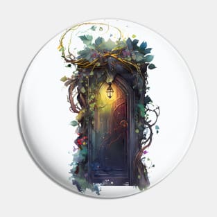 Fairy Door Watercolor 3 Come Through Pin