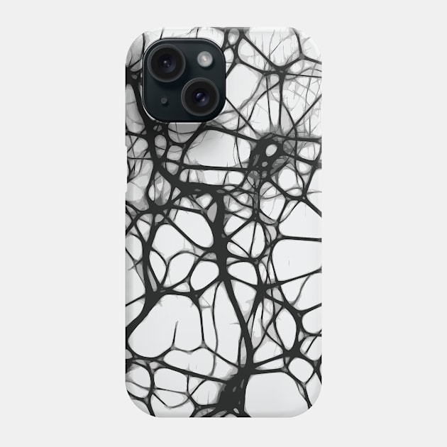 Neuron Web Phone Case by TooCoolUnicorn