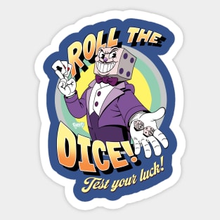 king dice Sticker for Sale by demiitrees