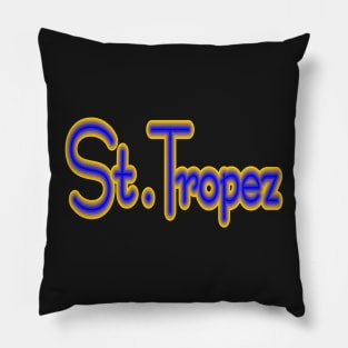 St. Tropez in Blue Pillow