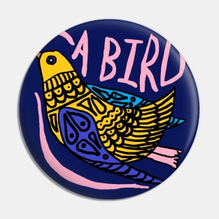 A gliding BIRD Pin