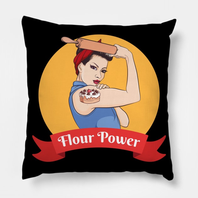 Flour Power Pillow by sqwear