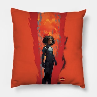 Cyborg Kid Ascension Pillow