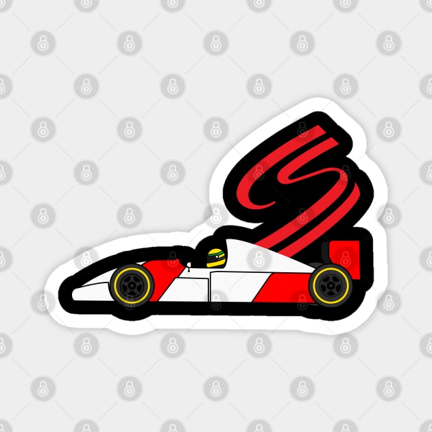 Senna Magnet by HSDESIGNS