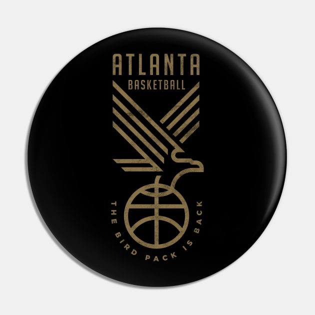 Atlanta Basketball, The Bird Pack is Back, Hawks Fan Pin by BooTeeQue