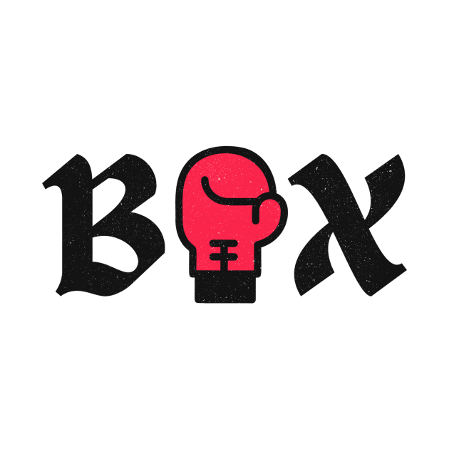 Boxing Glove Box Martial Arts MMA by Foxxy Merch