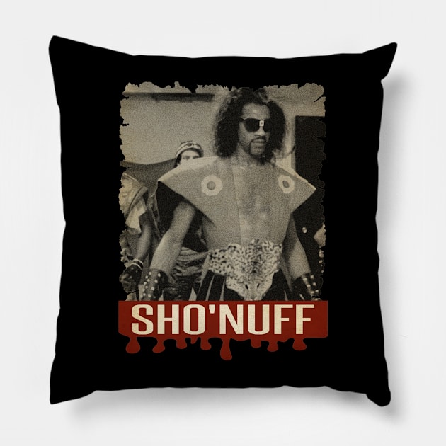 Sho Nuff Vintage Pillow by Teling Balak