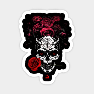 Skull'N Roses Alternative Version Magnet