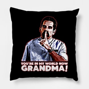 You're in my world now grandma! Pillow