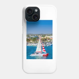 Sailing in Aruba Phone Case