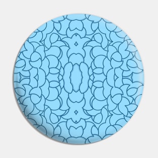 Abstract blue patten Pin