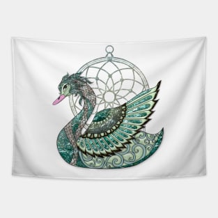 Wonderful elegant swan Tapestry