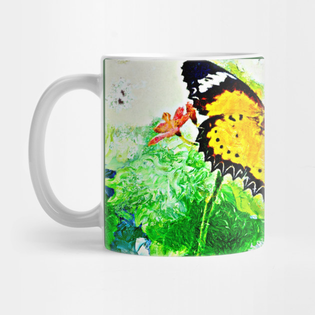 Butterfly And Flowers Painting Butterfly Butterflies Insect