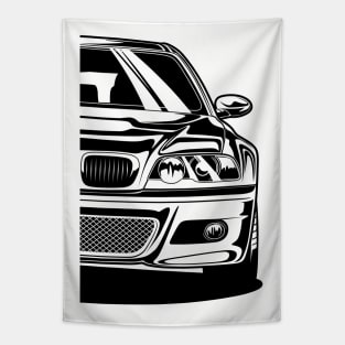 M3 E46 Coupe Line Art Tapestry