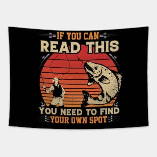 Fishing Sarcasm Tapestry