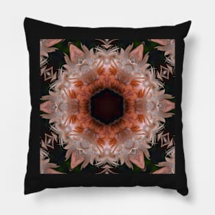 Caribbean Flamingo kaleidoscope Pillow