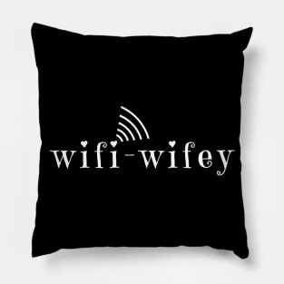 Wifi-wifey minimal design (Valentine collection) Pillow