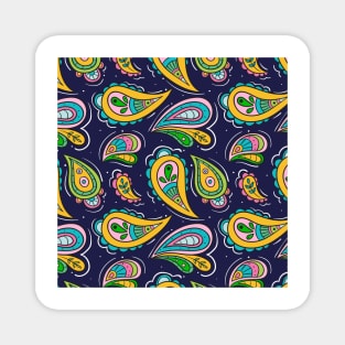 Colorful Paisley Magnet