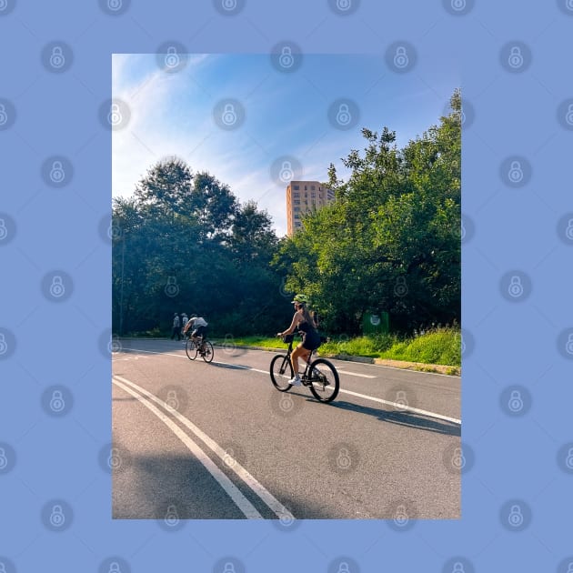 Central Park Summer Biking New York City by eleonoraingrid