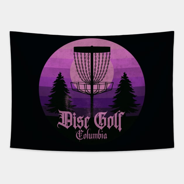 Disc Golf Columbia Sunday Tapestry by CTShirts