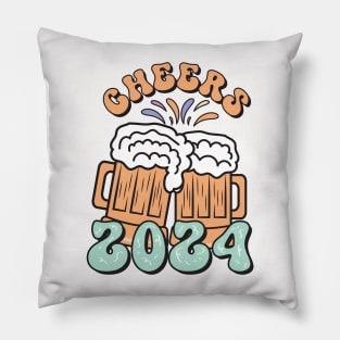 Cheers 2024 Pillow