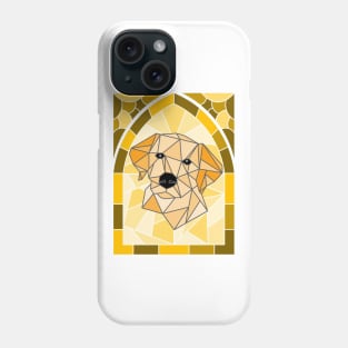 Stained Glass Yellow Labrador Retriever Phone Case