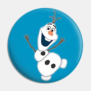 Happy Snowman Pin