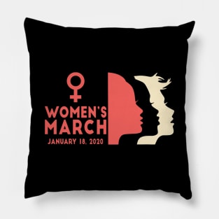 Women's March January 18, 2020  WomensWave Pillow