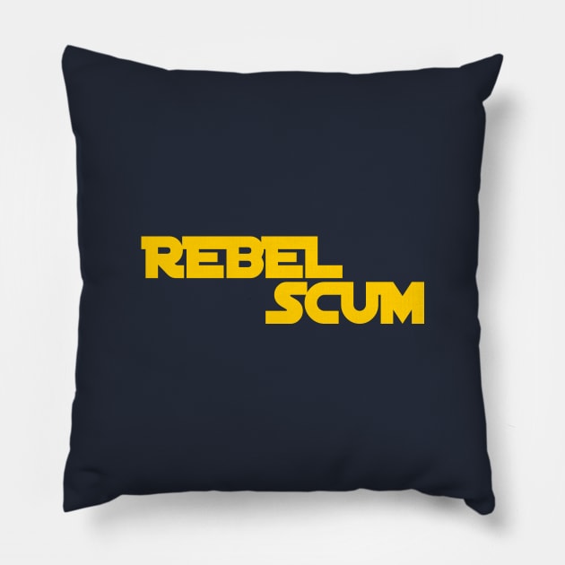 Rebel Scum Pillow by OrangeCup