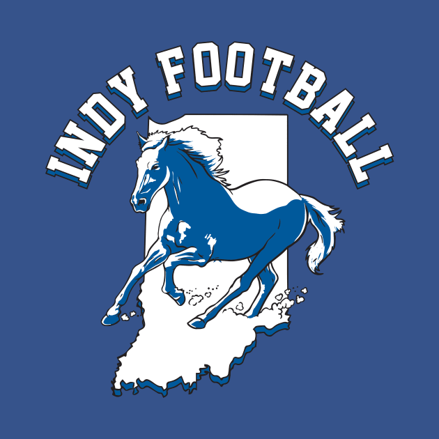 indianapolis colts Indy football design by stayfrostybro