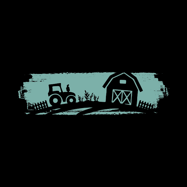 Farmer Gift Idea Tractor Farm Farming Agriculture by TheTeeBee