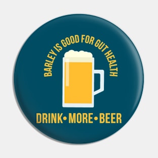 Drink More Beer (version 2) Pin