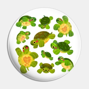 Red-eared slider Pin