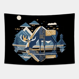 Moose Tapestry