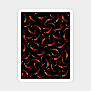 SMOKIN Hot Red Peppers Magnet