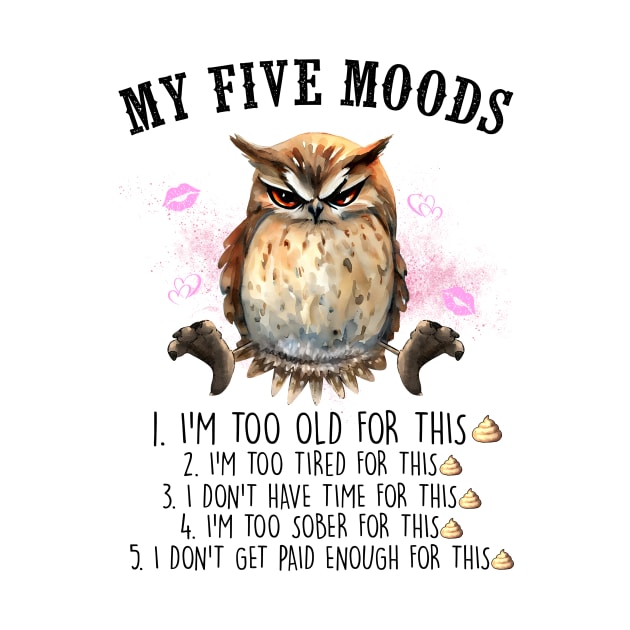 My Five Moods funny by bellofraya