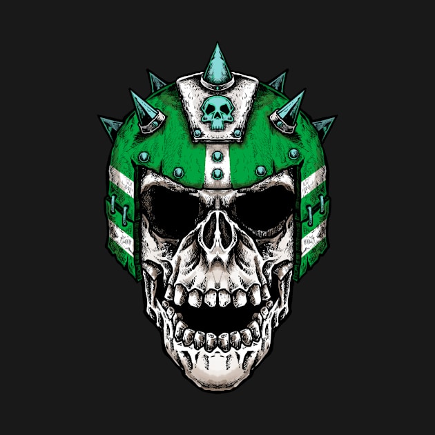 Fantasy Football Skeleton Green 1 by Spevna