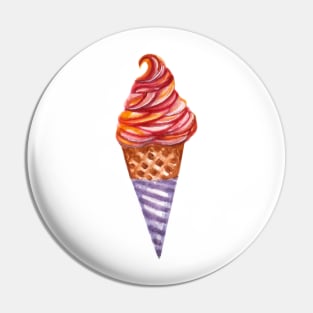 Ice cream cone Pin