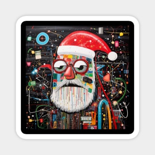 Santa Claus & Cyberpunk 10 Magnet