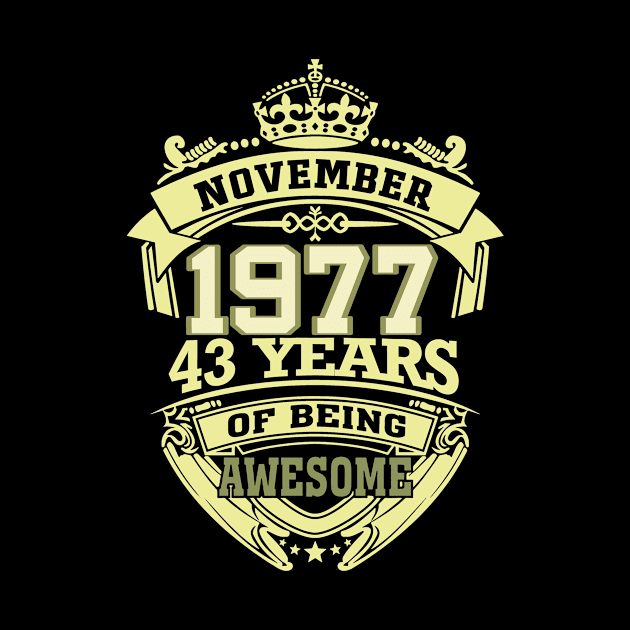 1977 NOVEMBER 43 years of being awesome by OmegaMarkusqp