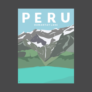 Humantay Lake, Peru Travel Poster T-Shirt