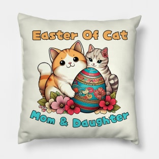 Easter festival mom & daughter Pillow