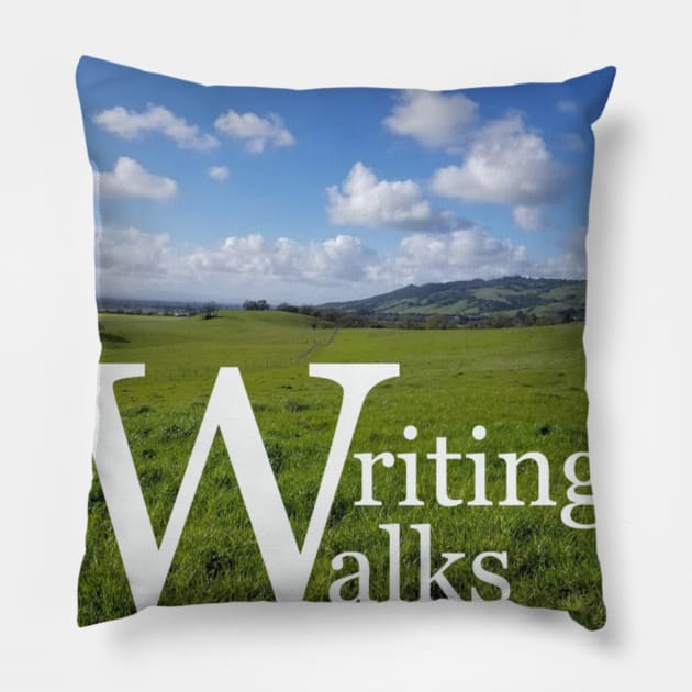 Writing Walks Logo Pillow by The Ostium Network Merch Store